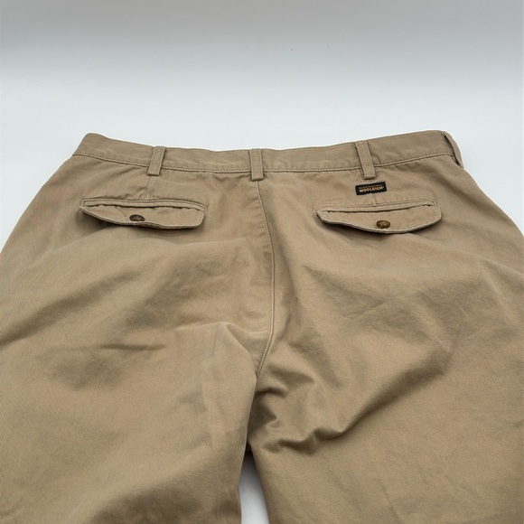 Woolrich Pants Men 38x32 1912 Khaki Chino - Picture 8 of 9